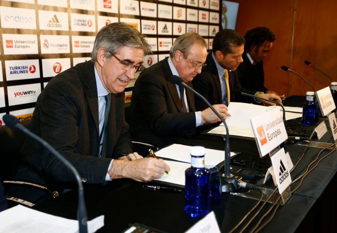Real Madrid, Euroleague, Fnerbahce sign the Athens Principles.